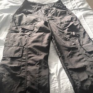 Black cargo pants